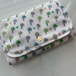 Stoney Clover Lane x Roller Rabbit Multicolor Palm Tree jewelry roll